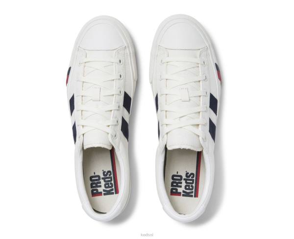 schoenen Keds koninklijk plus canvas witte marine uniseks 86BZ256