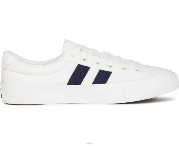 schoenen Keds koninklijk plus canvas witte marine uniseks 86BZ256