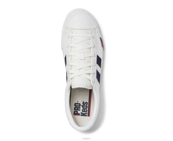 schoenen Keds koninklijk plus canvas witte marine uniseks 86BZ256