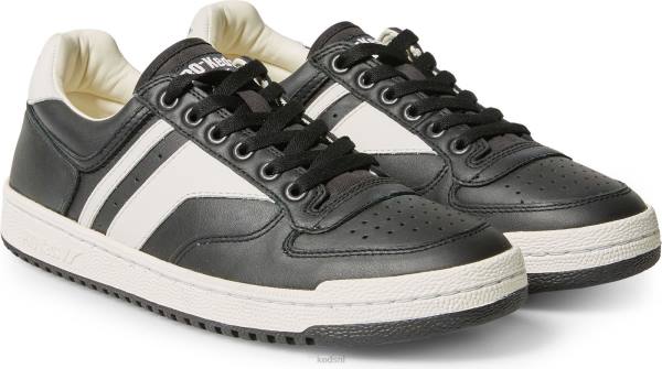 schoenen Keds skyhawk leer zwart wit uniseks 86BZ254