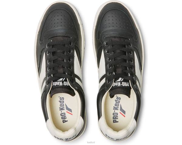 schoenen Keds skyhawk leer zwart wit uniseks 86BZ254