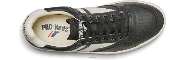 schoenen Keds skyhawk leer zwart wit uniseks 86BZ254