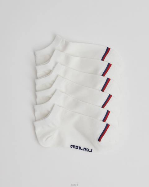 accessoires Keds 6 pk lage showsokken wit groot kind 86BZ253