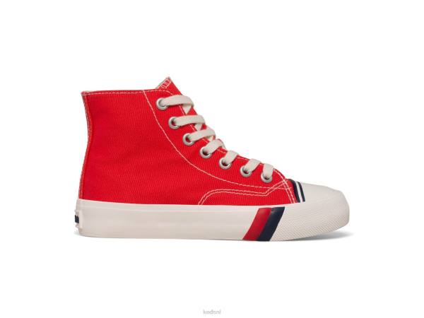 schoenen Keds koninklijke hoge sneaker rood groot kind 86BZ265