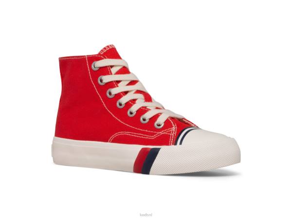 schoenen Keds koninklijke hoge sneaker rood groot kind 86BZ265