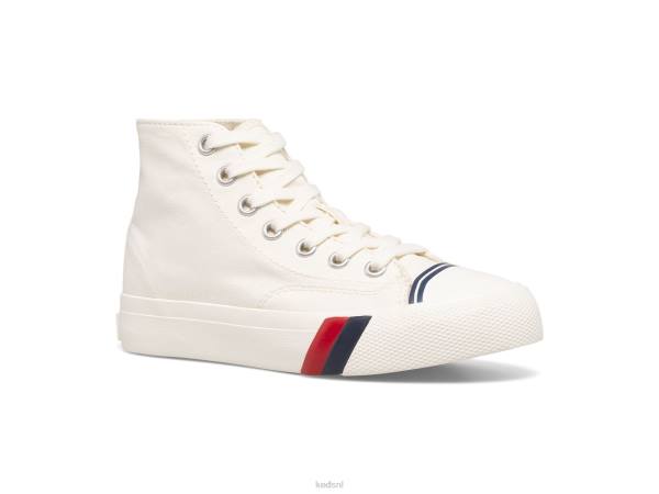 schoenen Keds koninklijke hoge sneaker wit groot kind 86BZ266