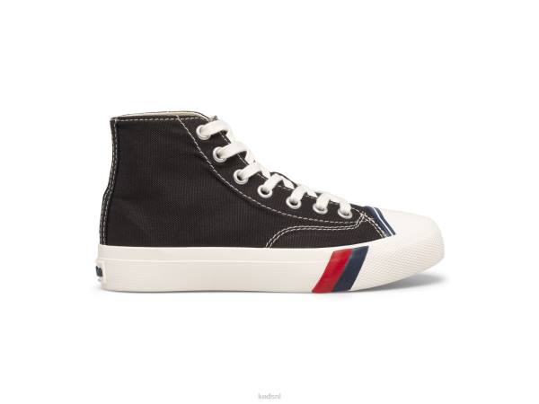schoenen Keds koninklijke hoge sneaker zwart groot kind 86BZ264