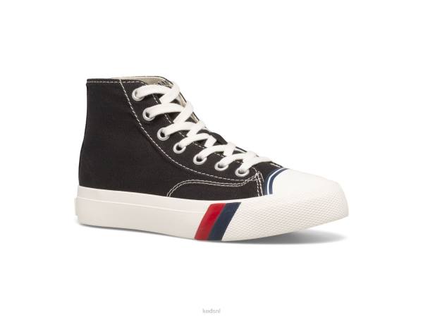 schoenen Keds koninklijke hoge sneaker zwart groot kind 86BZ264