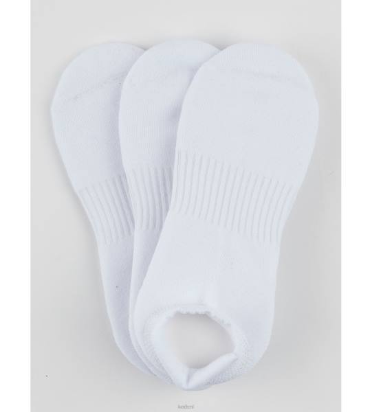 accessoires Keds 3 pk laag uitgesneden gevoerde voeringsokken wit vrouwen 86BZ219