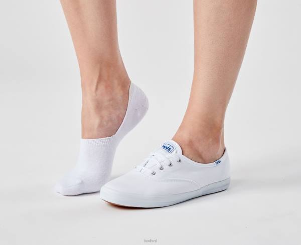 accessoires Keds 6 pk klassieke sneaker voeringsokken wit vrouwen 86BZ215