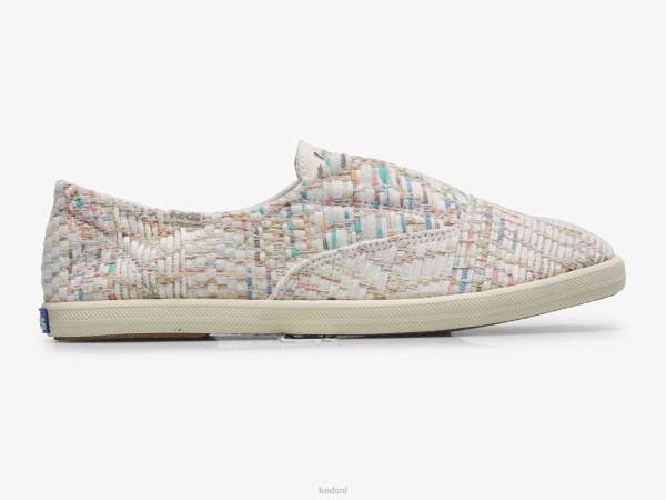 schoenen Keds chillax textiel natuurlijk geweven instapsneaker wit multi vrouwen 86BZ63