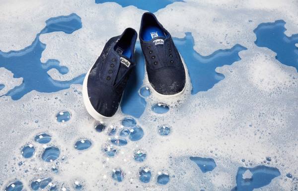 schoenen Keds chillax wasbare instapsneaker blauw vrouwen 86BZ43