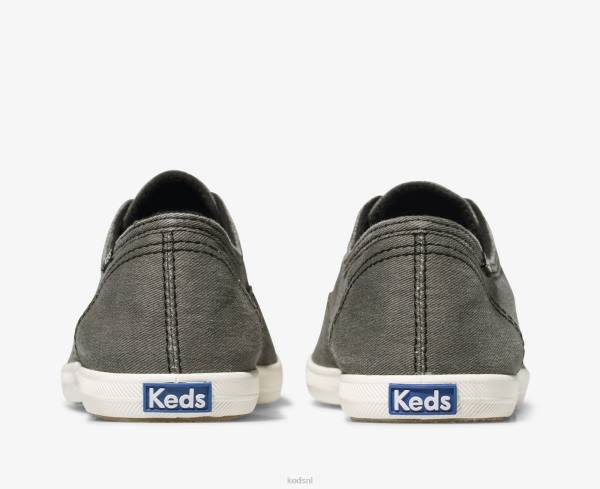 schoenen Keds chillax wasbare instapsneaker houtskool vrouwen 86BZ42