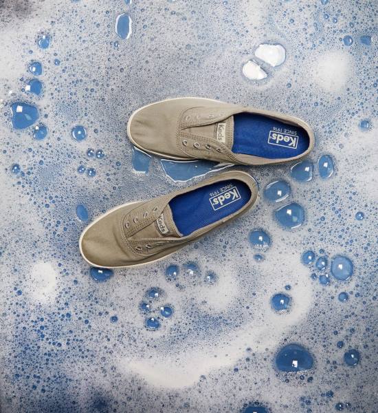 schoenen Keds chillax wasbare instapsneaker motregen grijs vrouwen 86BZ41