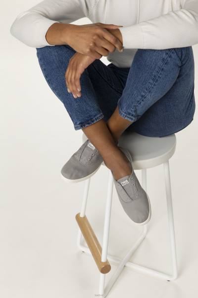 schoenen Keds chillax wasbare instapsneaker motregen grijs vrouwen 86BZ41