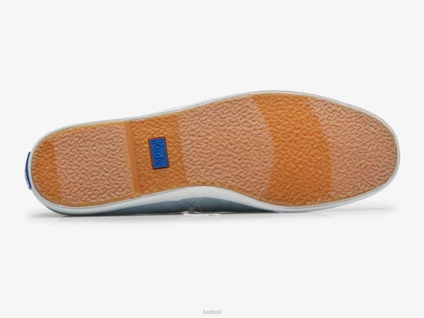 schoenen Keds chillax wasbare twill instapsneaker lichtblauw vrouwen 86BZ60