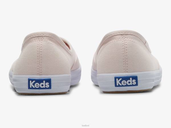schoenen Keds de mini canvas slip-on sneaker lichtroze vrouwen 86BZ6