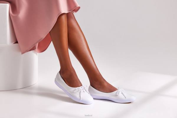 schoenen Keds de mini canvas slip-on sneaker wit vrouwen 86BZ5
