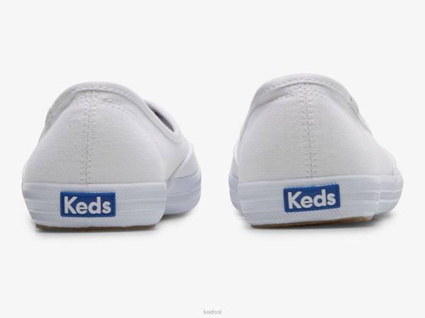 schoenen Keds de mini canvas slip-on sneaker wit vrouwen 86BZ5