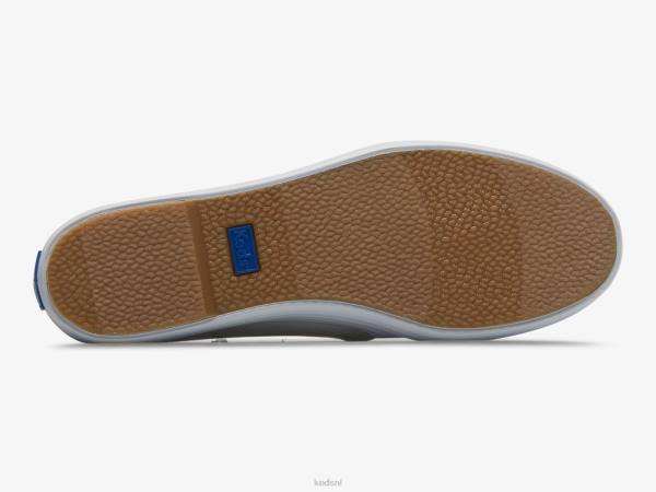 schoenen Keds driedubbele canvas slip-on sneaker wit vrouwen 86BZ40