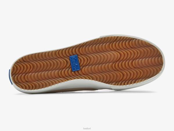 schoenen Keds dubbeldekker geperforeerde suède instapsneaker lichtroze vrouwen 86BZ69