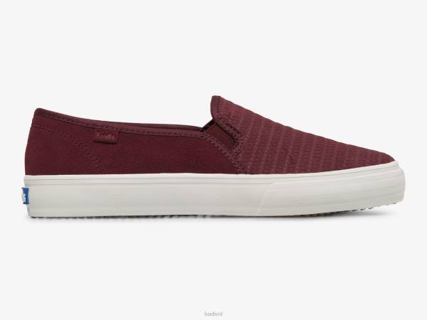 schoenen Keds dubbeldekker reliëf suède slip op sneaker vijg vrouwen 86BZ75