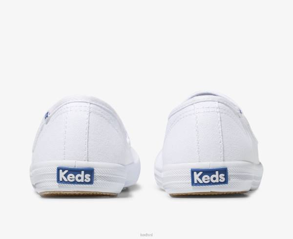 schoenen Keds kampioen canvas instapsneaker wit vrouwen 86BZ38