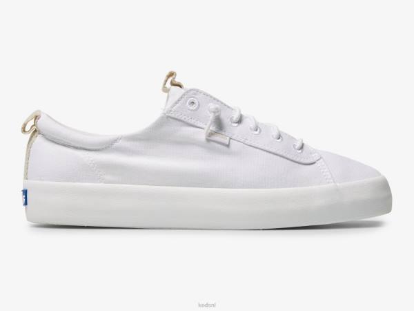 schoenen Keds kickback canvas slip-on sneaker wit vrouwen 86BZ59