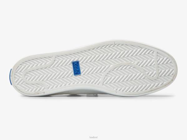 schoenen Keds kickback canvas slip-on sneaker wit vrouwen 86BZ59