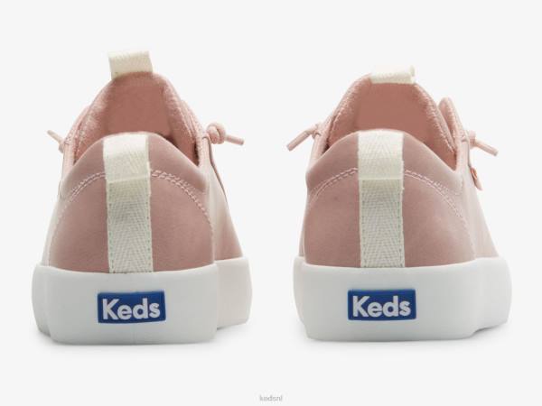schoenen Keds kickback kunstleren instapsneaker mauve vrouwen 86BZ212