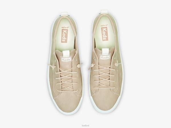 schoenen Keds kickback kunstleren instapsneaker mauve vrouwen 86BZ212