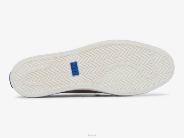 schoenen Keds kickback kunstleren instapsneaker mauve vrouwen 86BZ212