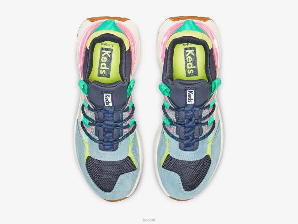 schoenen Keds tiasa trail instapsneaker marine multi vrouwen 86BZ186