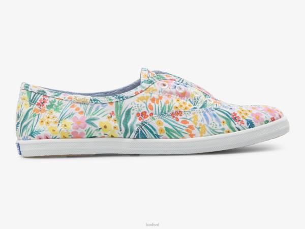 schoenen Keds x Rifle Paper Co. chillax lea instap sneaker wit multi vrouwen 86BZ20