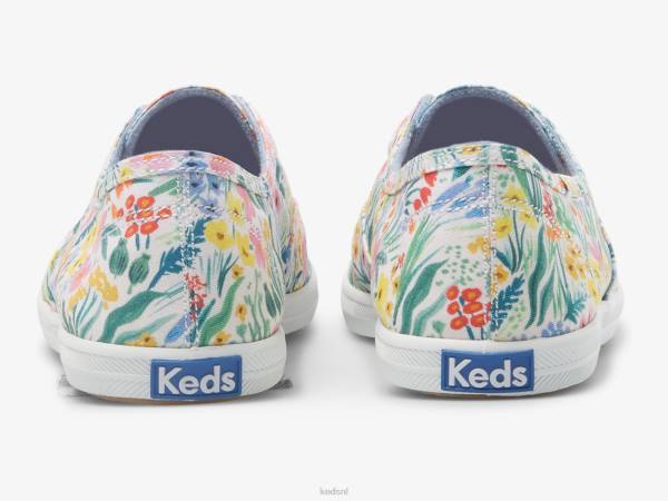 schoenen Keds x Rifle Paper Co. chillax lea instap sneaker wit multi vrouwen 86BZ20