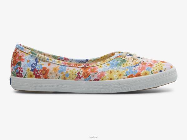 schoenen Keds x Rifle Paper Co. de mini margaux instapsneaker wit multi vrouwen 86BZ19