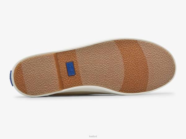 schoenen Keds kickstart mule canvas instapsneaker havermout vrouwen 86BZ47