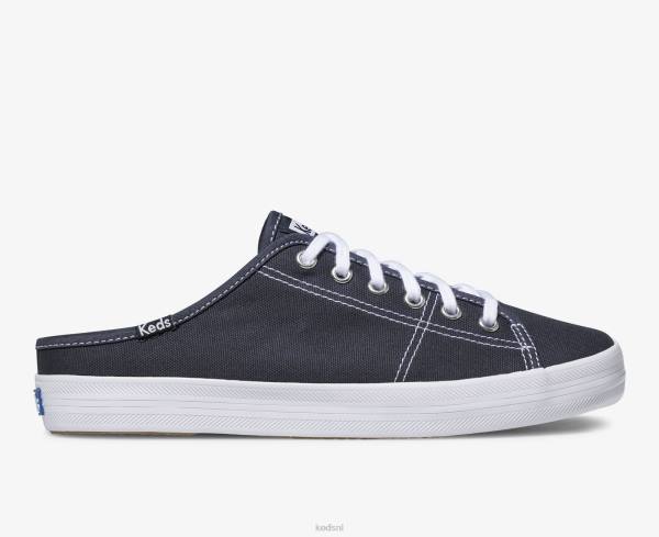 schoenen Keds kickstart mule canvas instapsneaker marine vrouwen 86BZ12