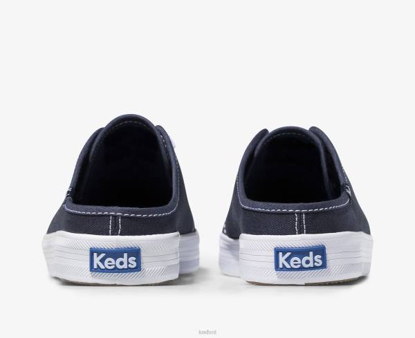 schoenen Keds kickstart mule canvas instapsneaker marine vrouwen 86BZ12