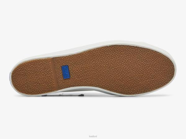 schoenen Keds triple kick muilezel lederen instapsneaker wit vrouwen 86BZ46