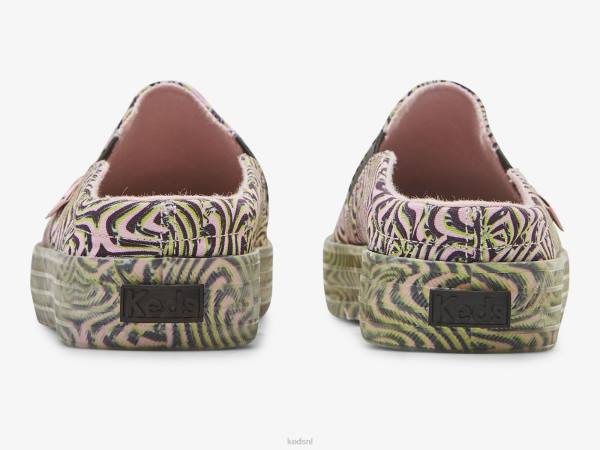 schoenen Keds x Maisie Wilen terugslag muilezel slip op sneaker roze vrouwen 86BZ58