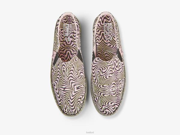 schoenen Keds x Maisie Wilen terugslag muilezel slip op sneaker roze vrouwen 86BZ58