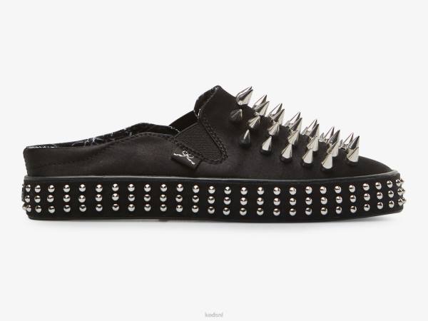 schoenen Keds x Maisie Wilen terugslag muilezel stud slip op sneaker zwart vrouwen 86BZ56