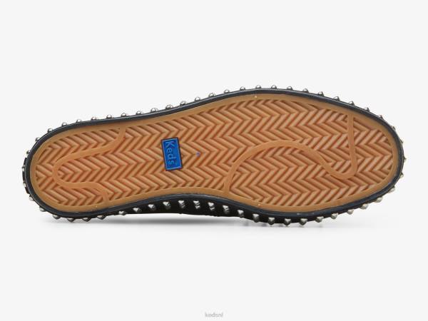 schoenen Keds x Maisie Wilen terugslag muilezel stud slip op sneaker zwart vrouwen 86BZ56