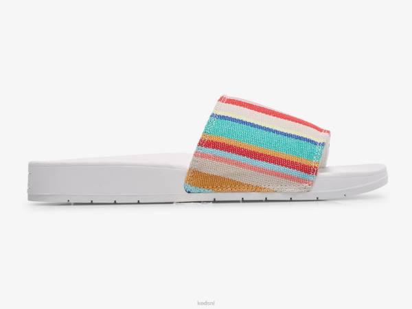 schoenen Keds bliss milieuvriendelijke instapper wit roze multi vrouwen 86BZ18
