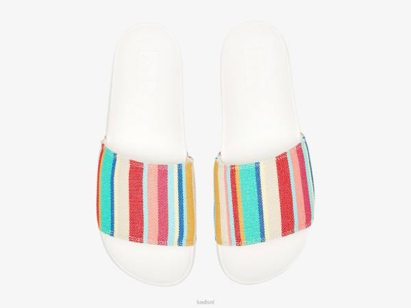 schoenen Keds bliss milieuvriendelijke instapper wit roze multi vrouwen 86BZ18