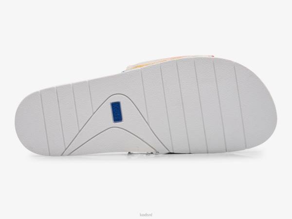 schoenen Keds bliss milieuvriendelijke instapper wit roze multi vrouwen 86BZ18
