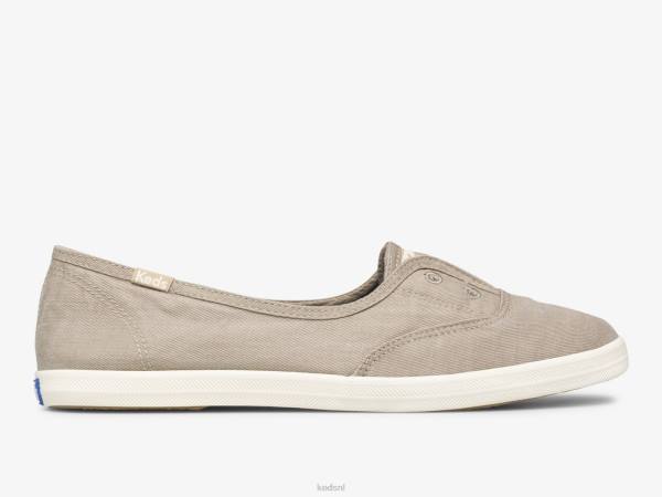 schoenen Keds chillax mini twill wasbare sneaker bruinen vrouwen 86BZ35