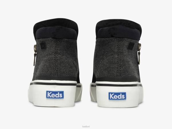 schoenen Keds cooper laars met rits zwart vrouwen 86BZ72