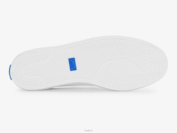 schoenen Keds kickback leren sneaker wit vrouwen 86BZ31